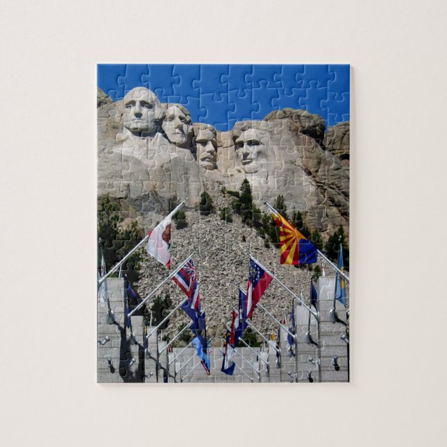 Mount Rushmore National Memorial Souvenir Jigsaw Puzzle (Vertical)