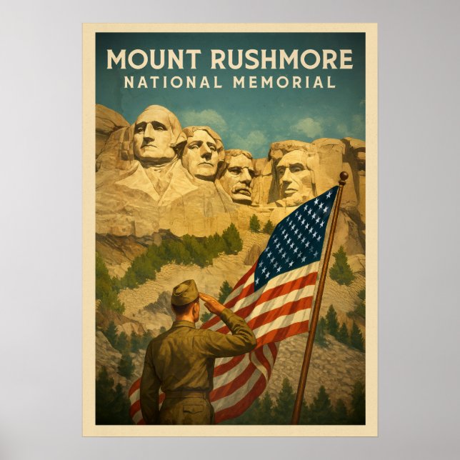 Mount Rushmore National Memorial V01 Poster (Front)