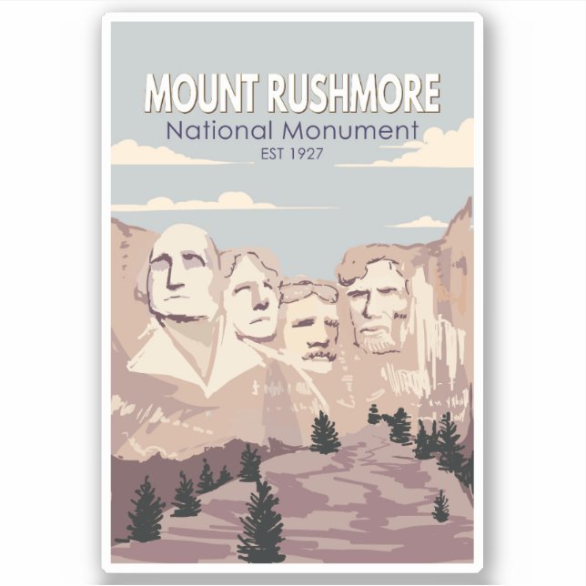 Mount Rushmore National Monument South Dakota (Front)