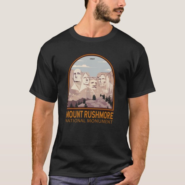 Mount Rushmore National Monument South Dakota  T-Shirt (Front)