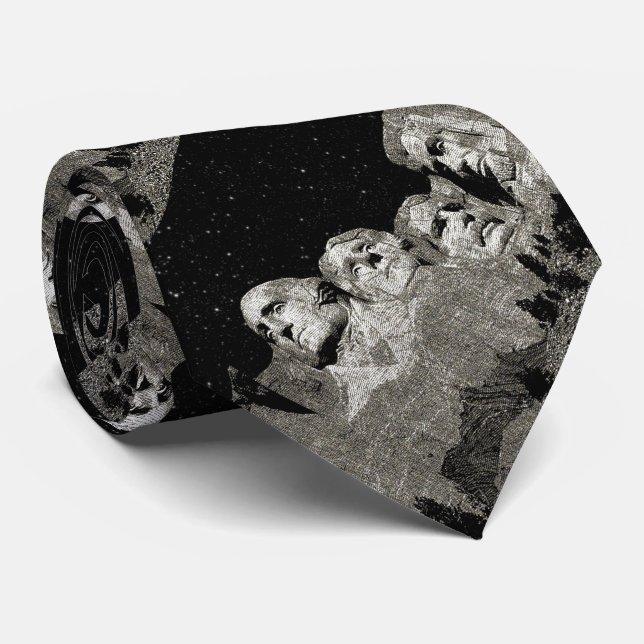 Mount Rushmore, Neck Tie (Rolled)