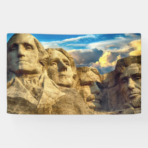 Mount Rushmore Presidential Memorial Banner