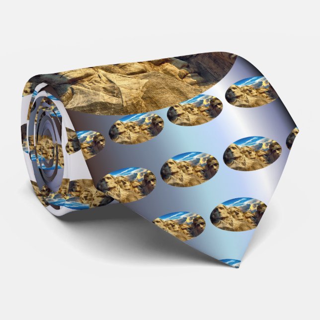 Mount Rushmore Presidential Memorial Tie (Rolled)