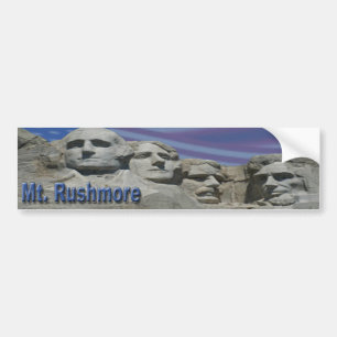 MOUNT RUSHMORE PRESIDENTS BUMPER STICKER