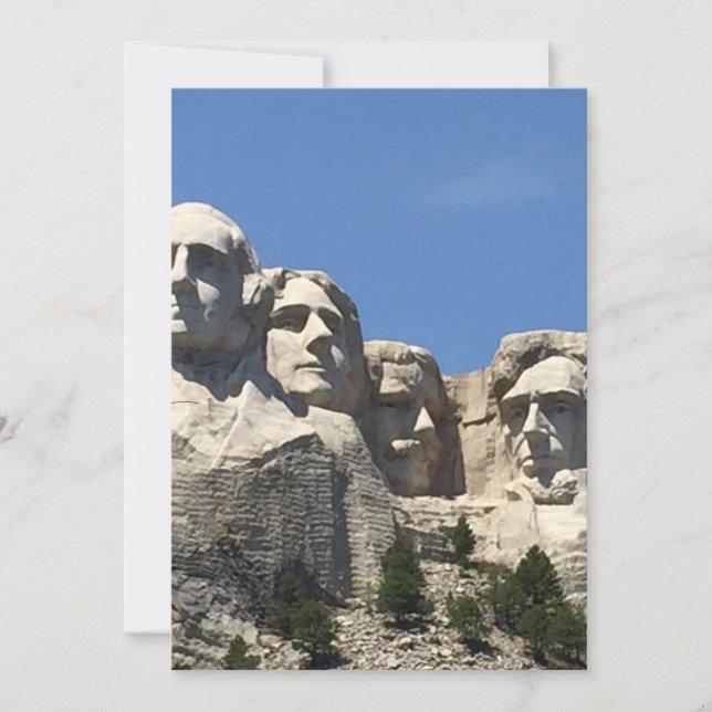 Mount Rushmore  Save The Date (Front)