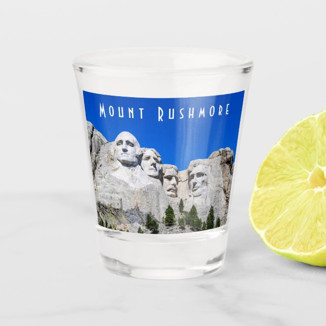 Mount Rushmore Shot Glass (Front)