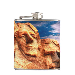 Mount Rushmore South Dakota Hip Flask