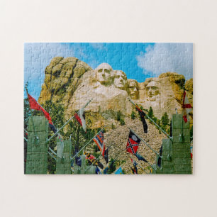 Mount Rushmore South Dakota. Jigsaw Puzzle
