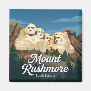Mount Rushmore South Dakota Magnet