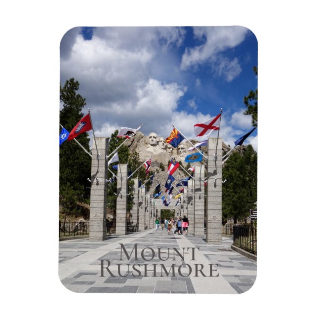 Mount Rushmore South Dakota Magnet (Vertical)