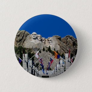 Mount Rushmore South Dakota Souvenir 6 Cm Round Badge