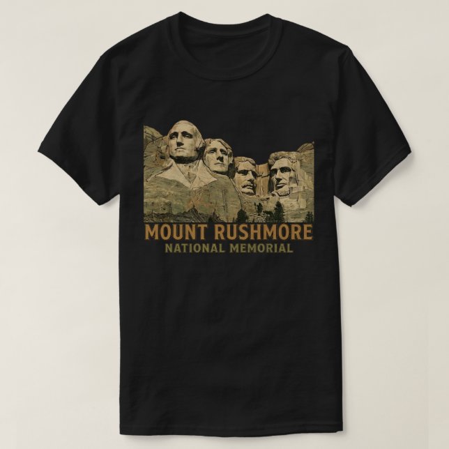 Mount Rushmore T-Shirt (Design Front)