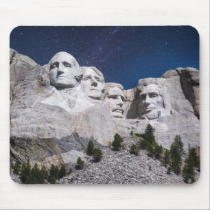 Mount Rushmore Timelapse Sky Mouse Mat