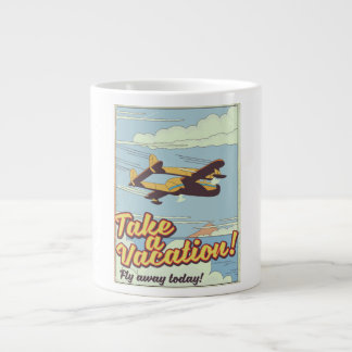 Mount Rushmore Vintage Style travel poster. Large Coffee Mug