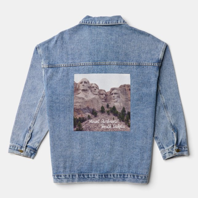 Mount Rushmore's Four Denim Jacket (Back)