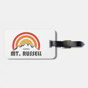 Mount Russell California Luggage Tag