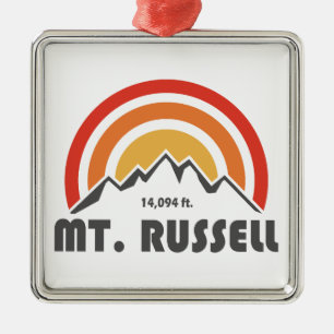 Mount Russell California Metal Tree Decoration