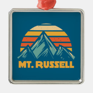 Mount Russell California Retro Turquoise Metal Tree Decoration