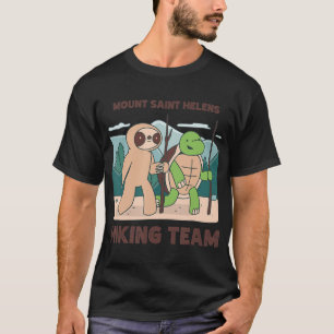 Mount Saint Helens hiking team climbing expedition T-Shirt