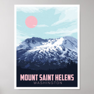 Mount Saint Helens Mountain, Washington Poster