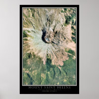 Mount Saint Helens National Monument Satellite Map