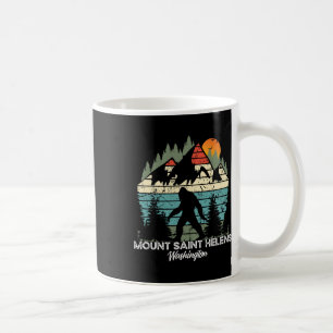 Mount Saint Helens Washington National Park Retro Coffee Mug