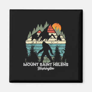 Mount Saint Helens Washington National Park Retro Magnet