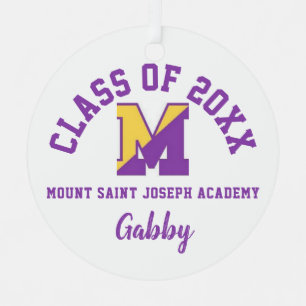 Mount Saint Joseph Academy Ornament Christmas