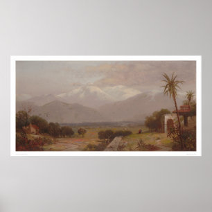 Mount San Bernardino from the Mission Ruins (1232) Poster
