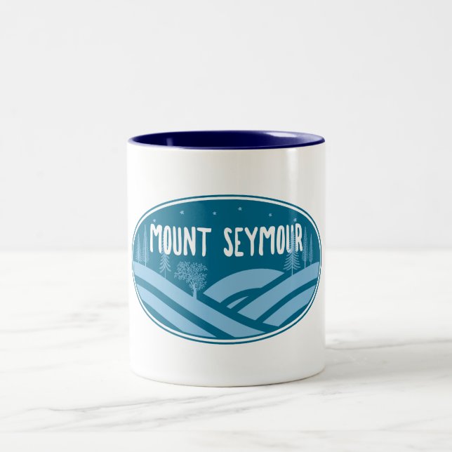 Mount Seymour Outdoors Two-Tone Coffee Mug (Center)
