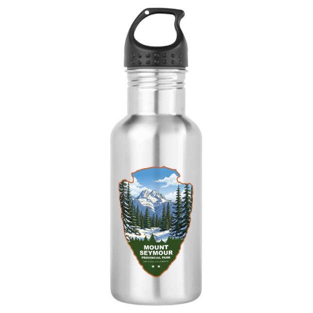 Mount Seymour Provincial Park Arrowhead 532 Ml Water Bottle (Front)