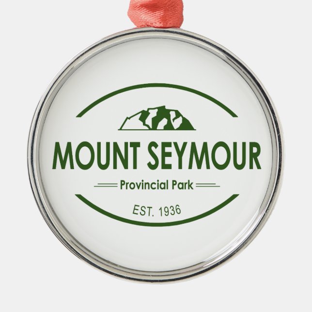 Mount Seymour Provincial Park Metal Tree Decoration (Front)