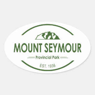 Mount Seymour Provincial Park Oval Sticker