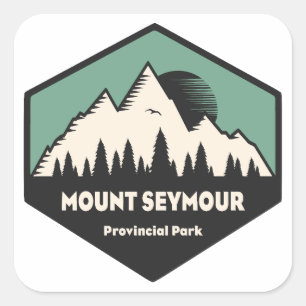 Mount Seymour Provincial Park Square Sticker