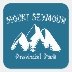Mount Seymour Provincial Park Square Sticker