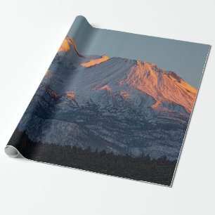 MOUNT SHASTA AT SUNSET WRAPPING PAPER