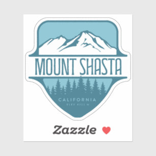 Mount Shasta California Mountain crest design