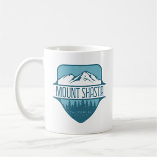 Mount Shasta California Mountain crest design Coffee Mug