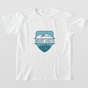 Mount Shasta California Mountain crest design T-Shirt