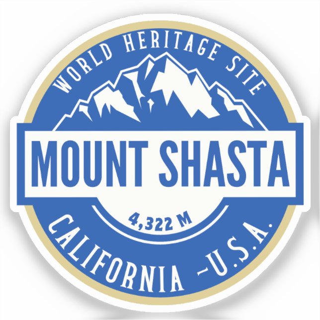 Mount Shasta California Mountain Landscape (Front)