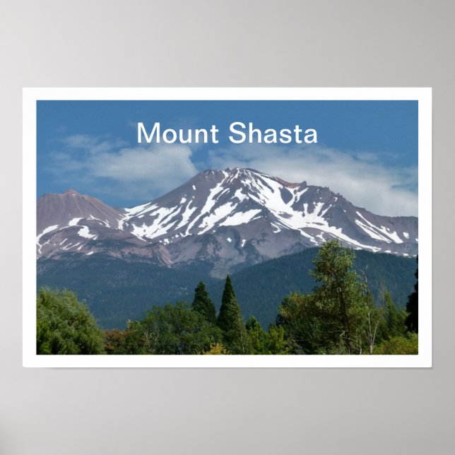 Mount Shasta California Poster (Front)