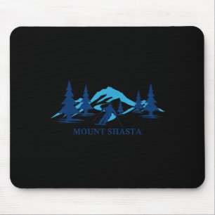 Mount shasta california ski resort skiing skier mouse mat