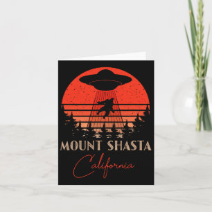 Mount Shasta California Souvenir Hiking 1 Card