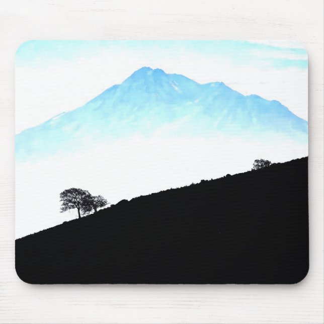 MOUNT SHASTA (FLOATING MOUNTAIN) MOUSE MAT (Front)