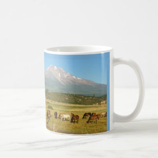 Mount Shasta Horse Herd Mug