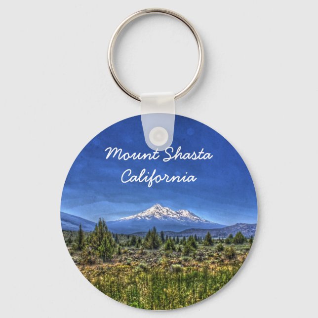 Mount Shasta Key Ring (Front)
