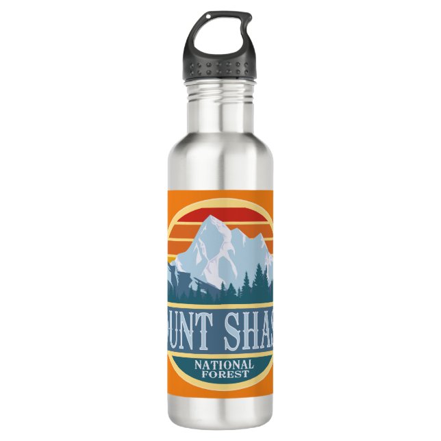 Mount Shasta National Forest 710 Ml Water Bottle (Front)