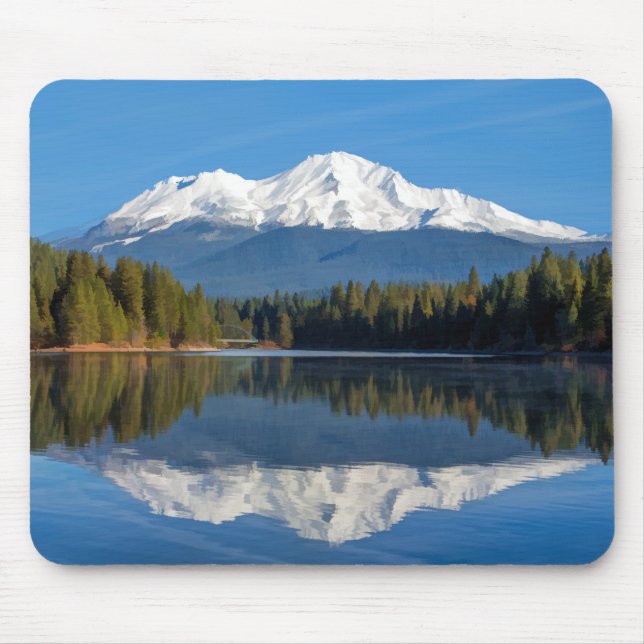 MOUNT SHASTA REFLECTED MOUSE MAT (Front)