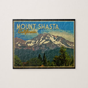 Mount Shasta Vintage Jigsaw Puzzle
