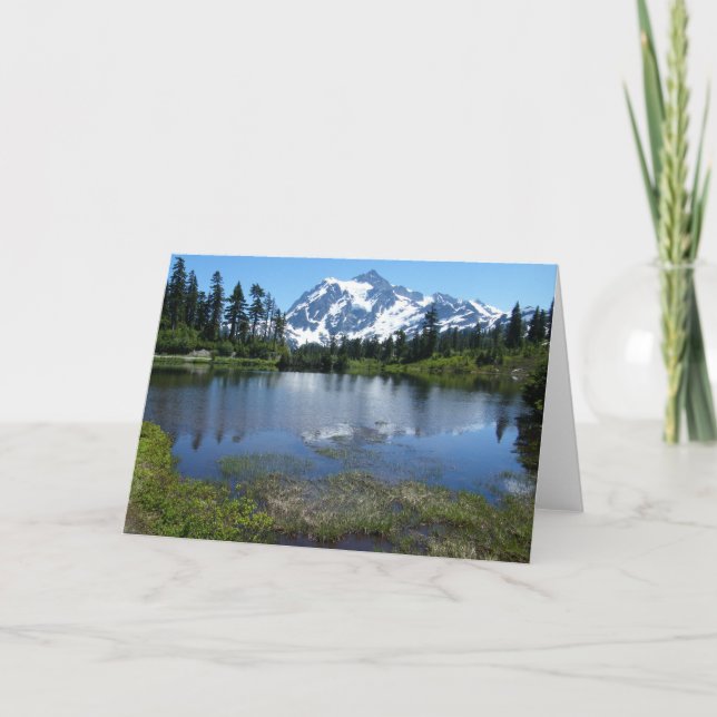 Mount Shuksan in the Summer Note Card, Blank Card (Front)